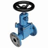 Manual gate valve - DIN standard flanged ends - 3D CAD download file