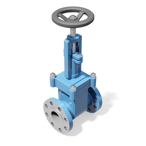 ASME B16.34 Flanged Manual Operated Gate Valves - 3D CAD Files