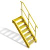 Metal grate stairs Type C - 3D CAD models