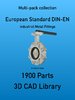 DIN-EN Industrial Metal Fittings - 1900 3D CAD FILES