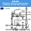 DIN-EN Industrial Piping Equipment Parts - 3D CAD Collection - 1900+ Files(!)