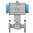 3 Piece pneumatic ball valve - DIN standard flanged ends - 3D CAD download file