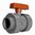 Manual ball valve PVC-U - socket ends - 3D CAD download file