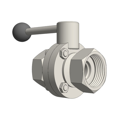 BS4825 Hygienic Butterfly Valves RJT FxF (12 CAD Files)