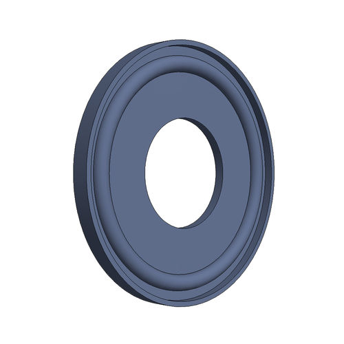 BS4825_3 Hygienic Tri-Clamp Union Seal Rings (6 CAD Files)