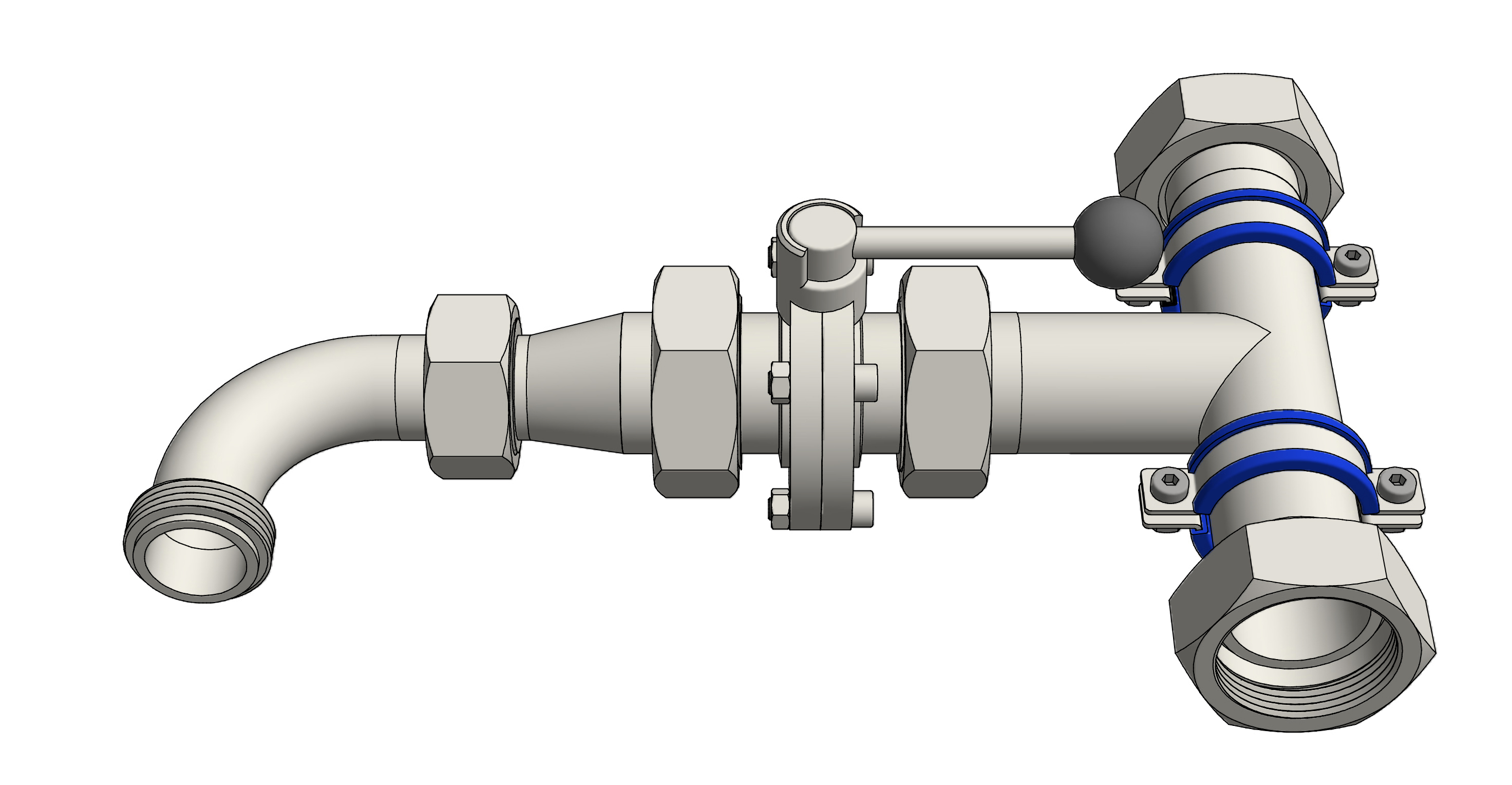 IDF_Union_Fittings_Assembled_drawing_3D_CAD_Files-1A